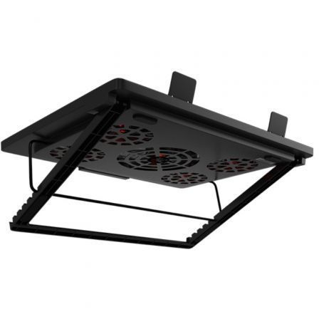 Mars Gaming Soporte Refrigerante MNBC2 para Portátiles hasta 17.3" con Iluminación LED Roja Mars Gaming Soporte Refrigerante MNBC2 para Portátiles hasta 17.3" con Iluminación LED Roja